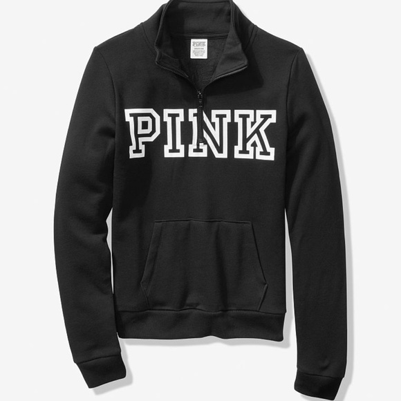 Black Half Zip Pullover